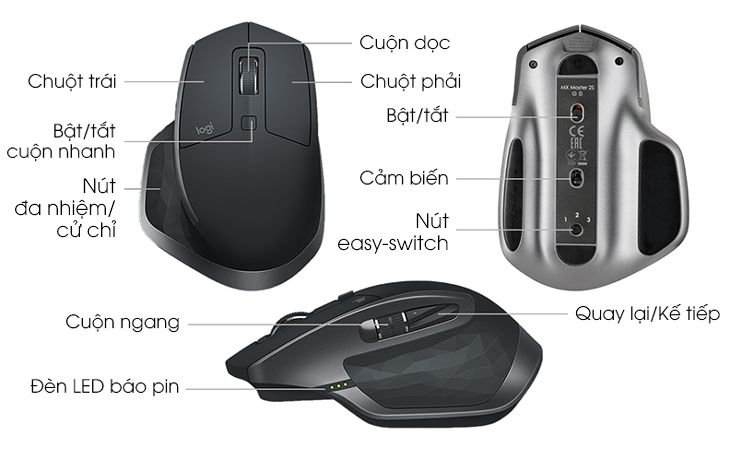 Mouse Logitech MX2 Anywhere 2S - Chinh Hang