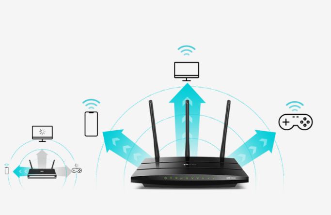Thiet bi Router wifi Tp-Link Archer A9 AC1900