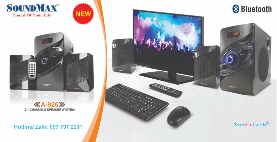 Soundmax A926 loa bluetooth